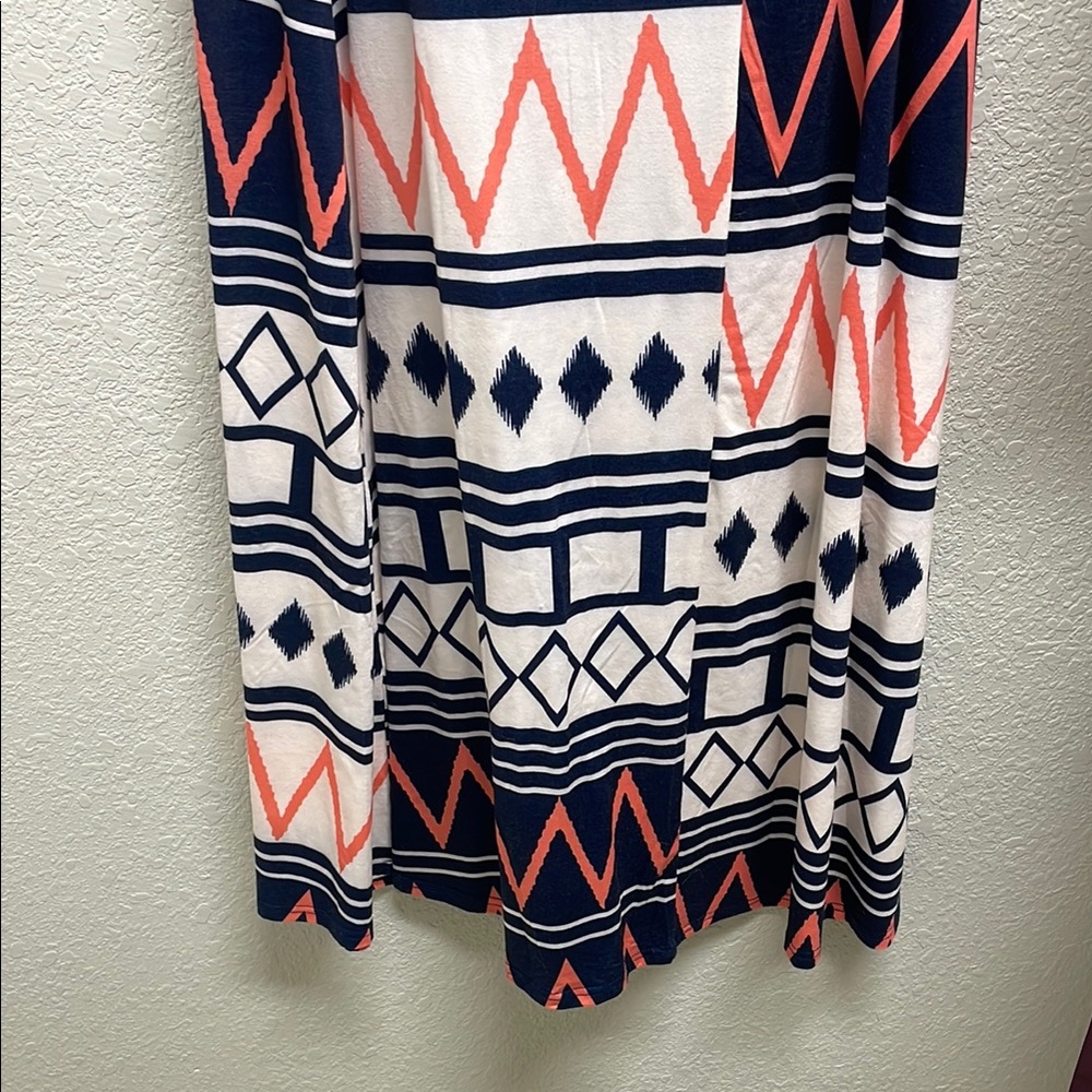 Geometric Patterned Maxi Skirt - Picture 2 of 2